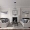 Ekena Millwork Vienna Ceiling Medallion (Fits Canopies up to 3 1/4"), 16 7/8"OD x 5/8"P, Americana Crackle CM17VIAMC - alternate 4